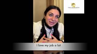 Janna is a businesswoman from Russia learning Levantine Arabic